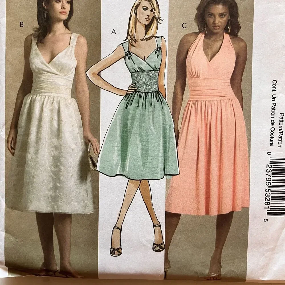McCall's Pattern‎ M5319 Women's Dresses Evening Elegance 3 Styles Sz 14-16-18-20